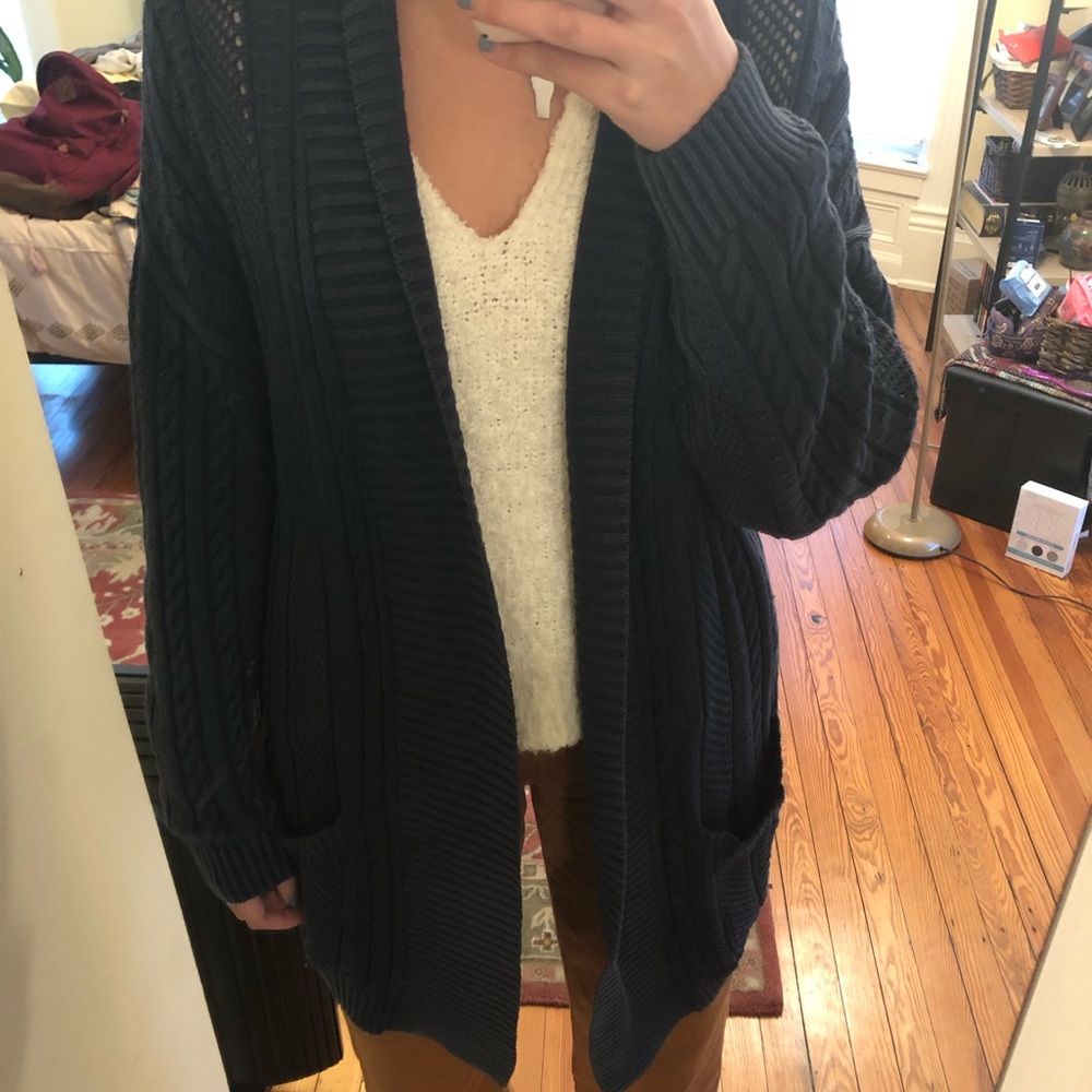 Urban Outfitters Navy Cardigan in M/L